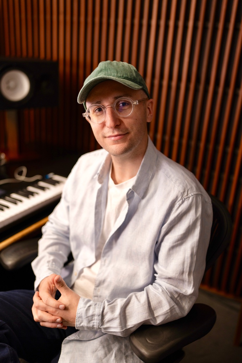 Benjamin Boukris in the studio